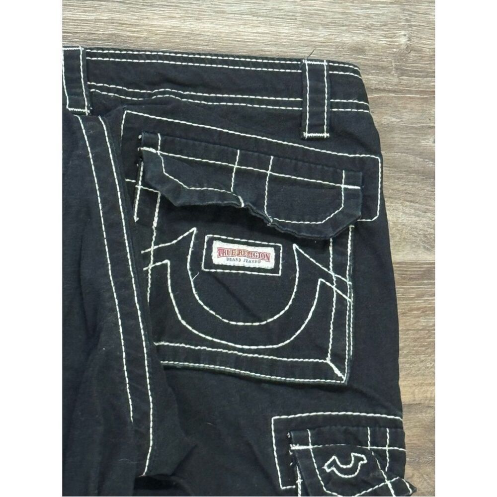 True Religion Military Black Cargo Pants Women’s 29 - Picture 6 of 7